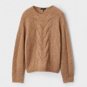 Mia Cable-knit Alpaca And Wool-blend Sweater ( Rag & Bone, size: S, color: Camel